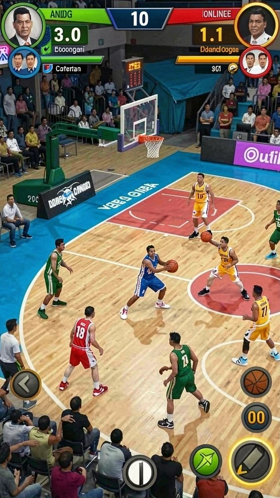92glory - Berinteraksi dengan pemain lain dalam mode online.