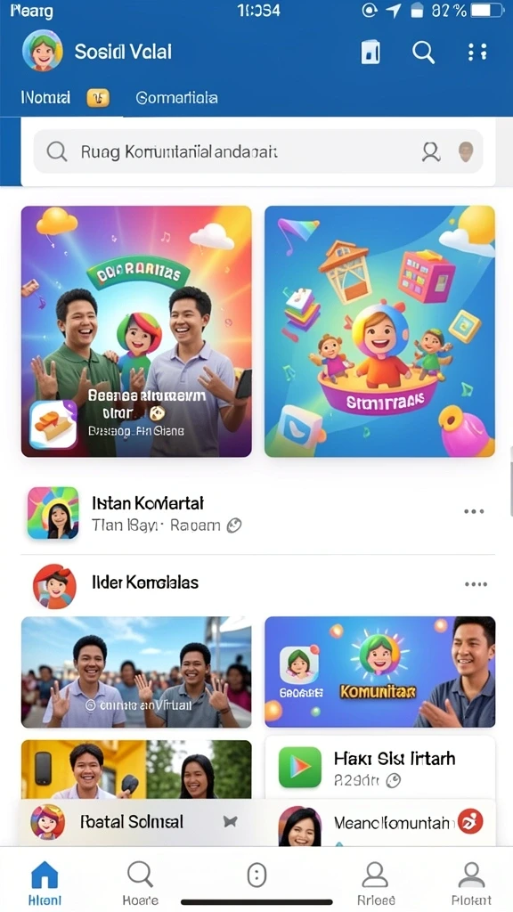 demi11 - Tampilan menu utama yang menarik dan intuitif.