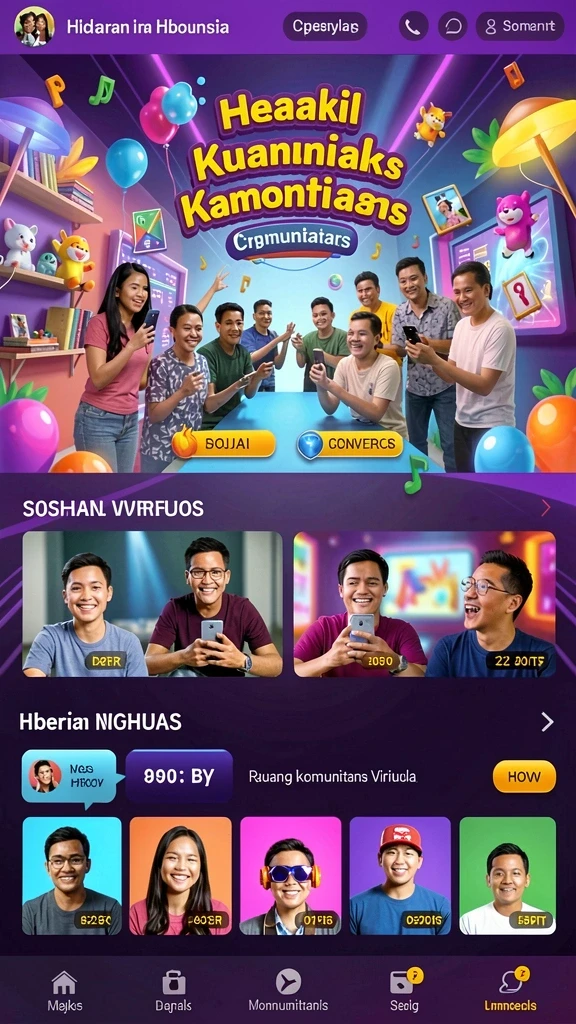 harta11 - Komunitas aktif yang saling mendukung.