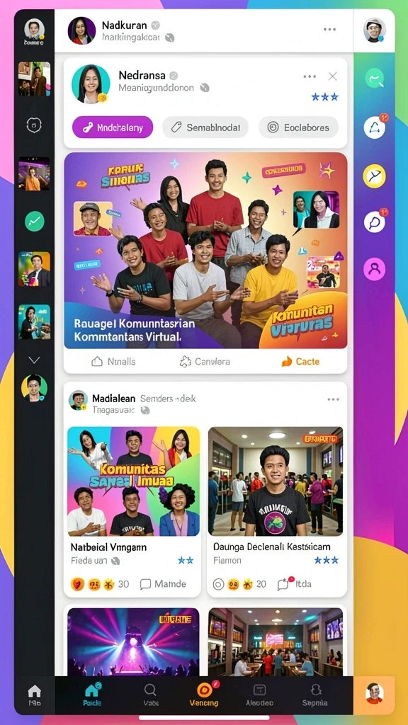 kencana28 - Tampilan menu utama yang menarik dan intuitif.