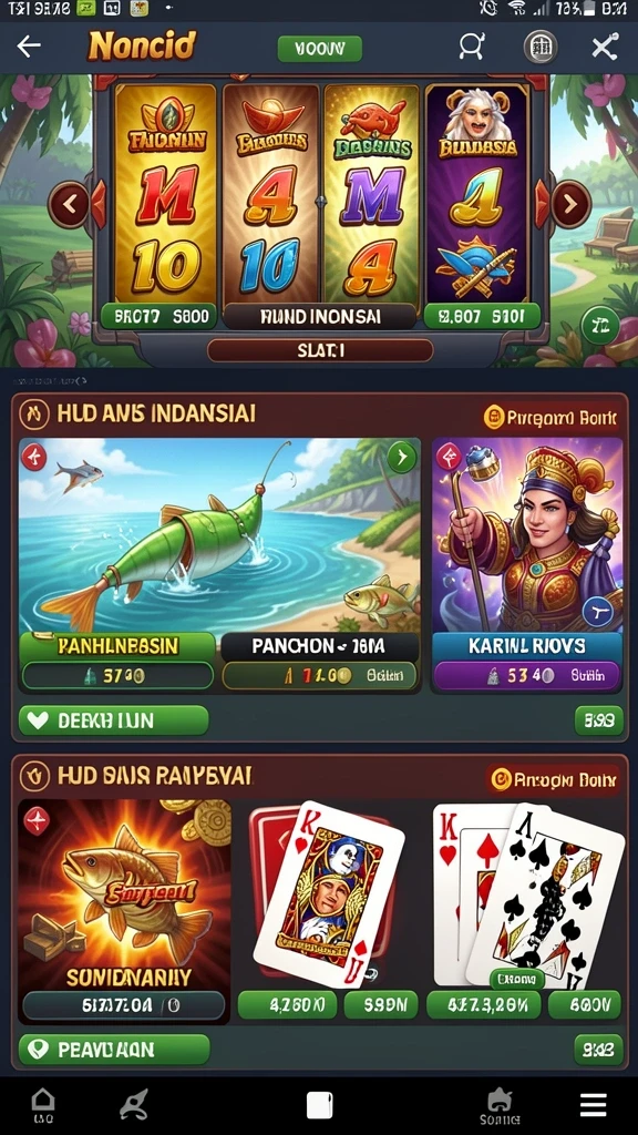 mega111 - Tampilan antarmuka yang intuitif dan menarik.