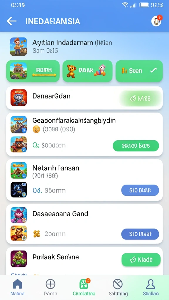 migaspin - Fitur chat yang memungkinkan interaksi antar pemain.