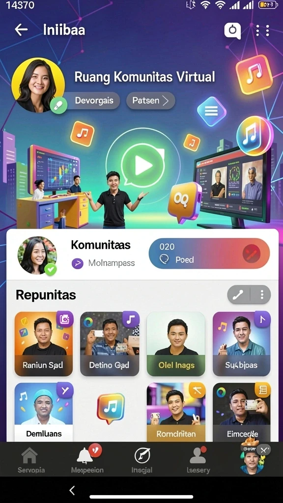 nadimtogel - Antarmuka pengguna yang sederhana dan intuitif.