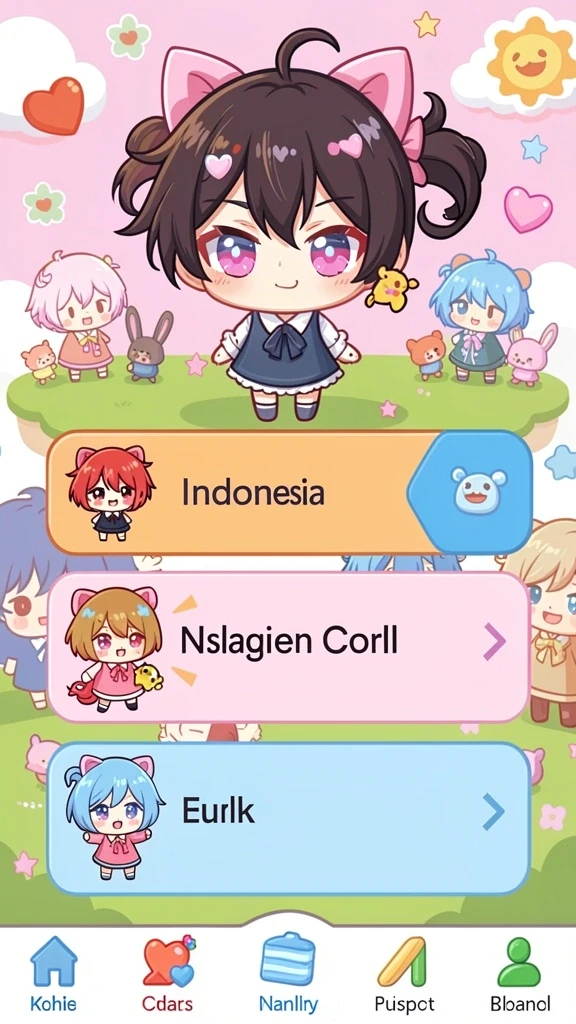 nusabet - Fitur komunitas yang memungkinkan interaksi antar pemain.