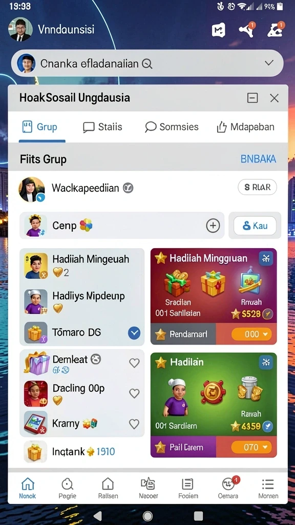 uh77 - Mode multiplayer seru untuk bertanding melawan teman.